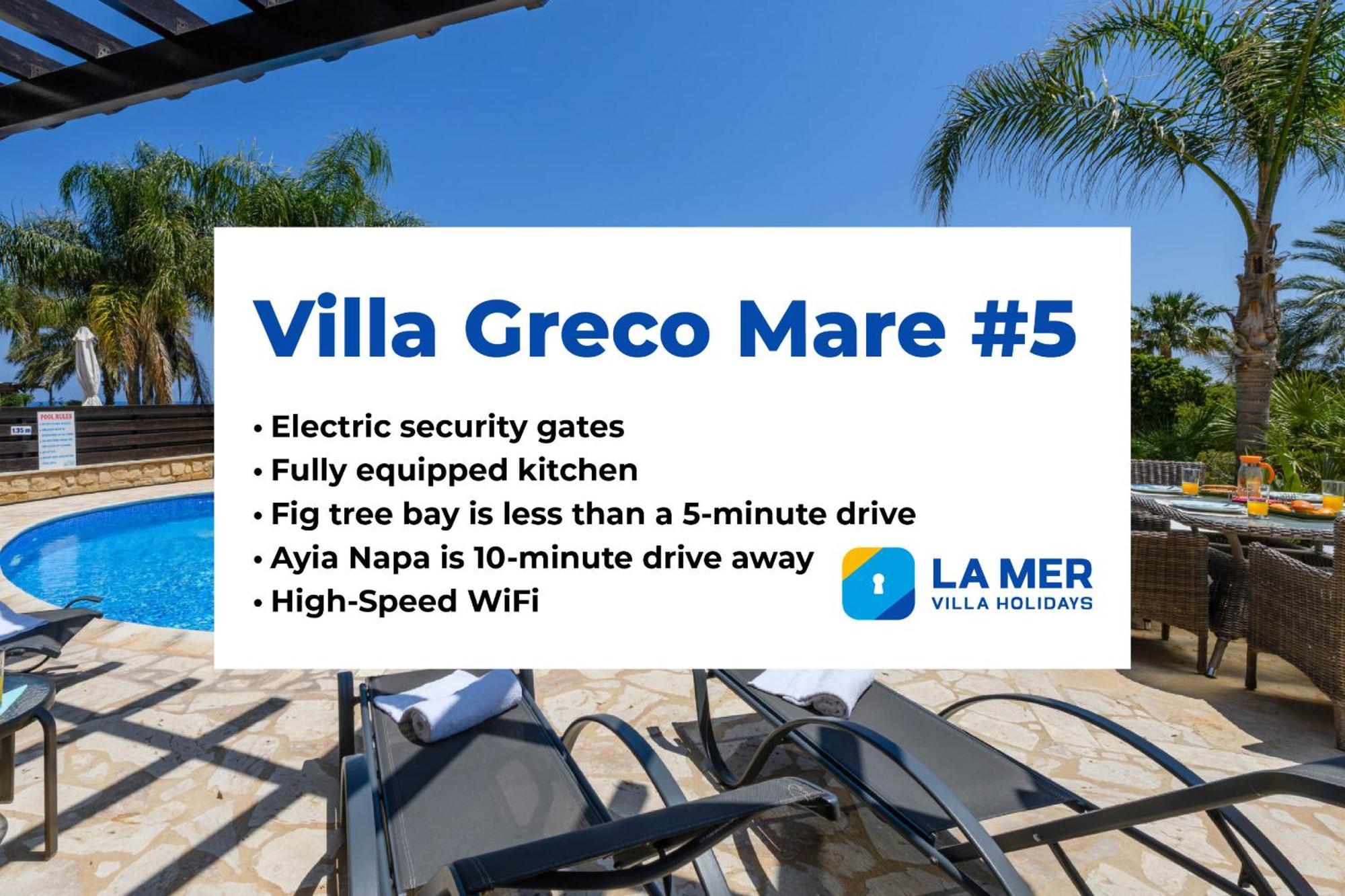Villa Greco Mare #5 Protaras Exterior foto